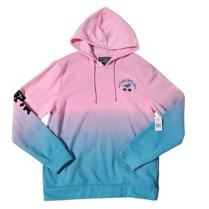 Trademark Brooklyn Cloth Men's Pink Blue Tokyo Rose Tie-Dye Hoodie Size L NEW